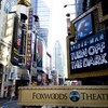The marquee at the Foxwood's theater.